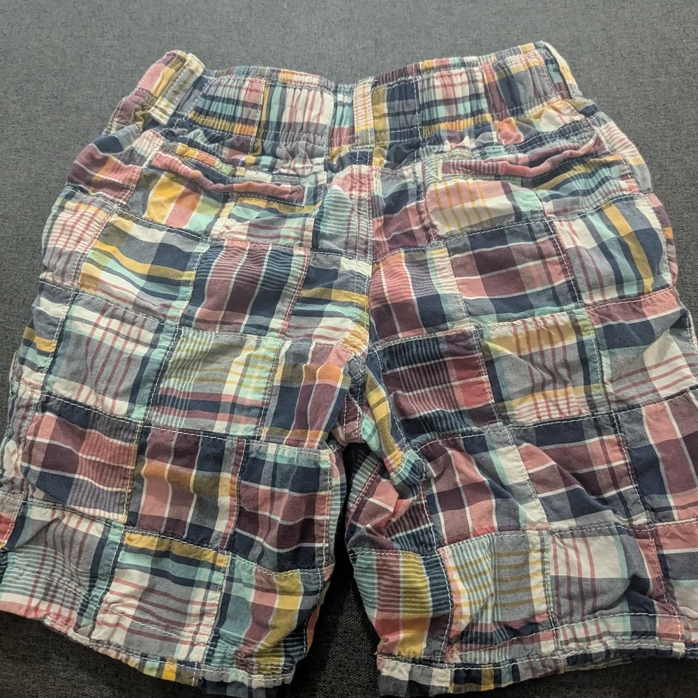 Gymboree Colorful Plaid Cargo Shorts